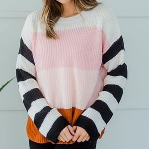 UO Truly Madly Deeply Caroline stripe sweater S